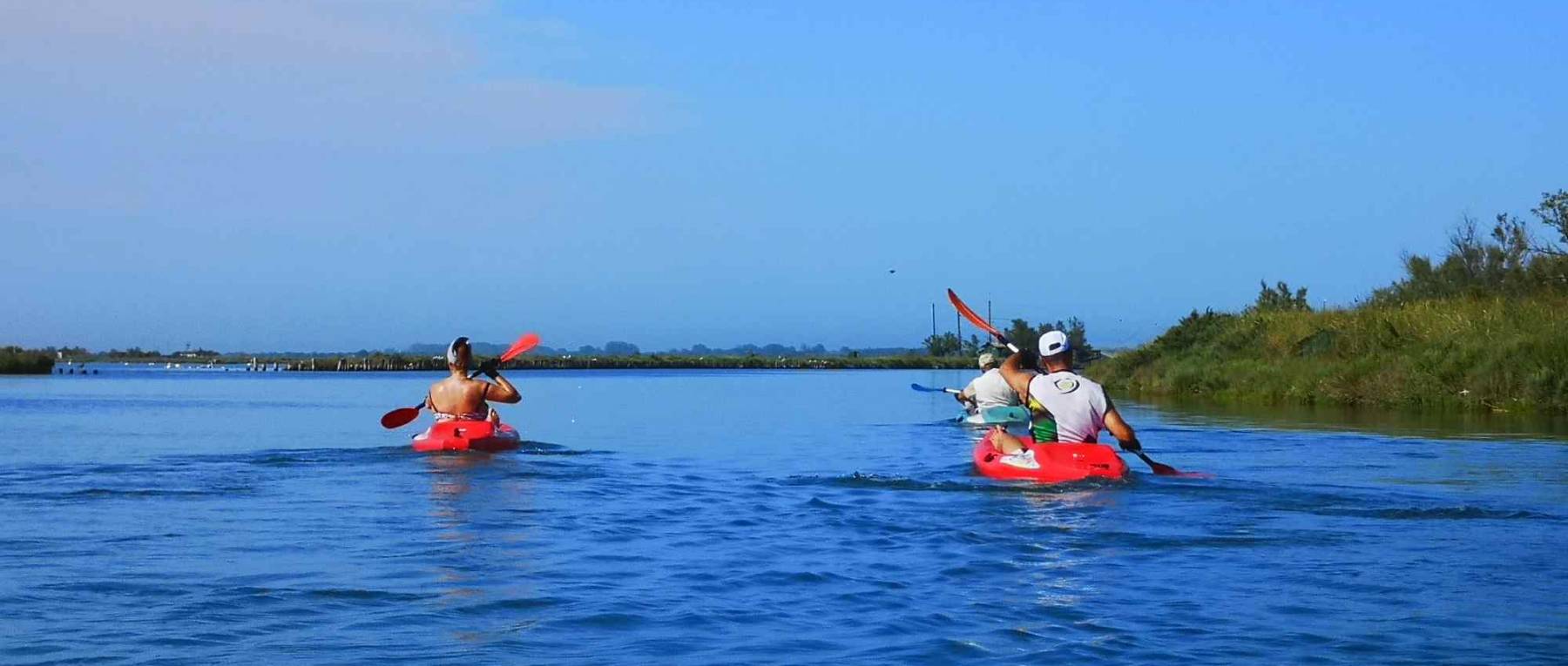 In canoa sul Bevano